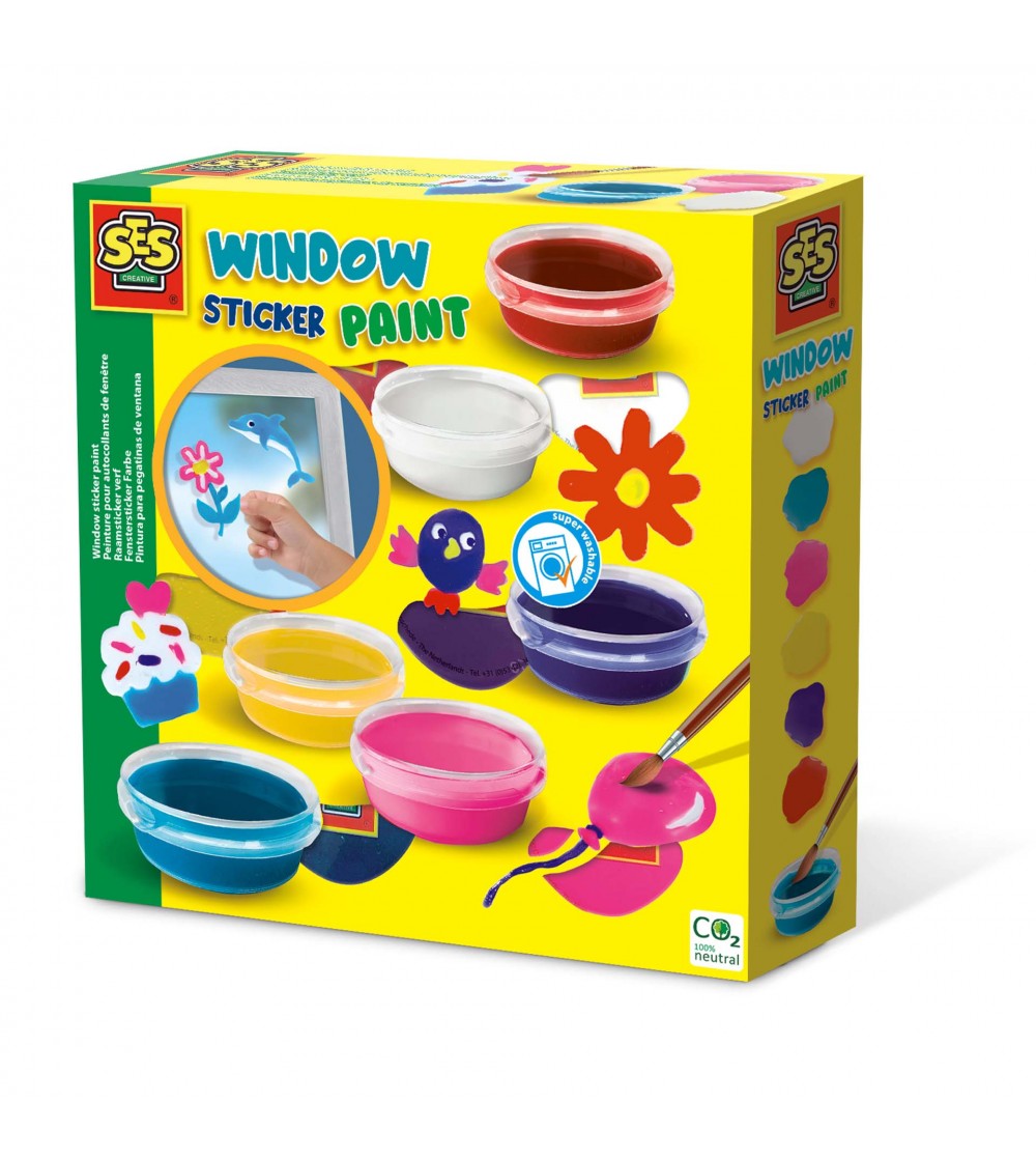 Set acuarele pentru ferestre stickere - Acuarele, guase, acrilice