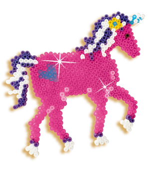 Set creativ copii Beedz - Margele de calcat cu unicorni si printese - Mărgele de călcat Set creativ copii Beedz - Margele de calcat cu unicorni si printese - Mărgele de călcat