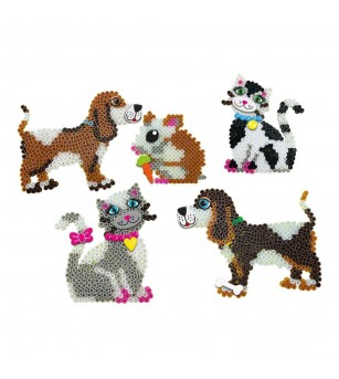 Set creativ Beedz - Margele de calcat Animale - Mărgele de călcat Set creativ Beedz - Margele de calcat Animale - Mărgele de călcat
