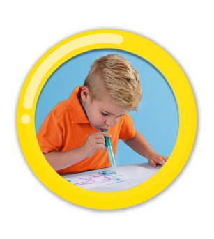 Set creativ - Desenez dinozauri cu markere cu aerograf ca isi schimba culoarea - Carioci si markere Set creativ - Desenez dinozauri cu markere cu aerograf ca isi schimba culoarea - Carioci si markere