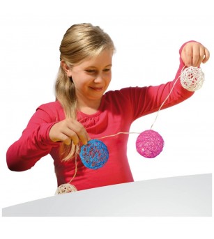 Set creativ - Ghirlanda luminoasa - Lucru manual pentru copii