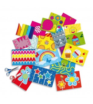 Set creativ copii - Invat sa folosesc foarfeca XXL - Lucru manual pentru copii