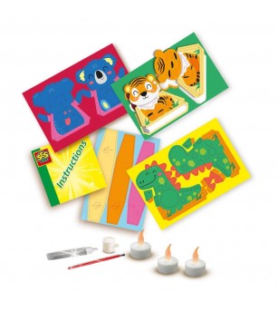 Set creativ - Felinare animale - Seturi cu hârtie și quilling