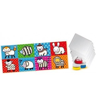 My first - Set acuarele pentru degetele si carduri - Acuarele, pensule, blocuri de desen