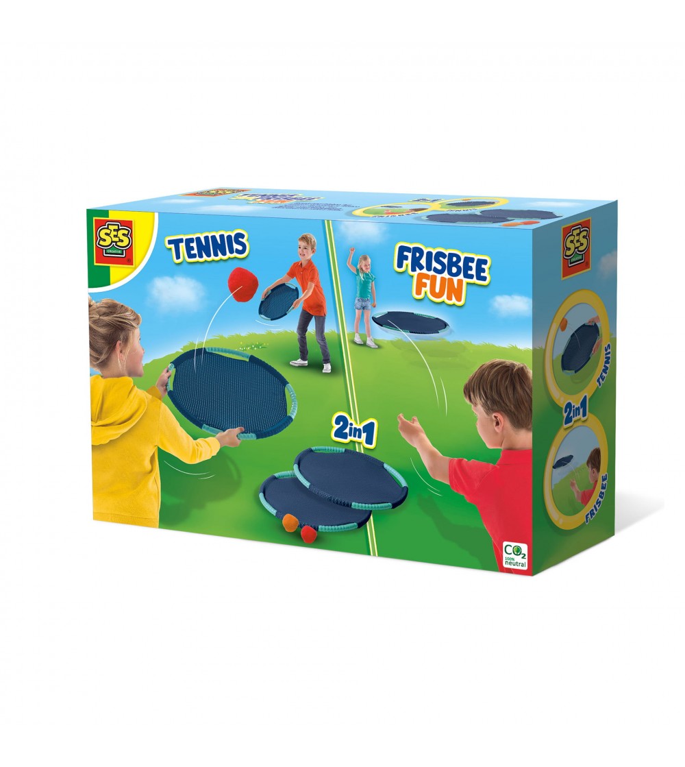 Joc de petrecere - Tenis si frisbee 2 in 1 - Jocuri de petrecere