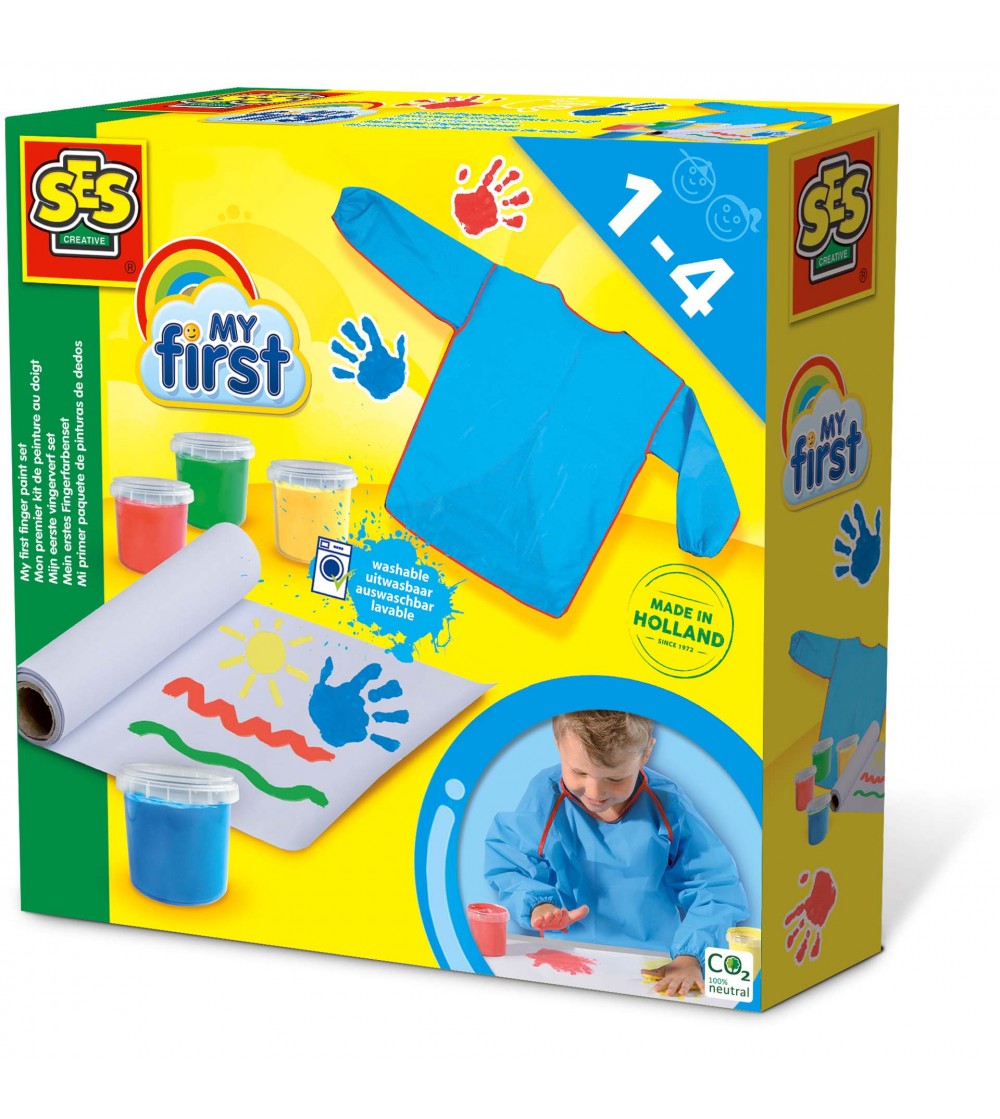 My first - Set acuarele pentru degetele si sort - Acuarele, pensule, blocuri de desen My first - Set acuarele pentru degetele si sort - Acuarele, pensule, blocuri de desen