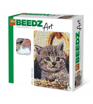 Set margele de calcat Beedz Art - Pisica - Mărgele de călcat