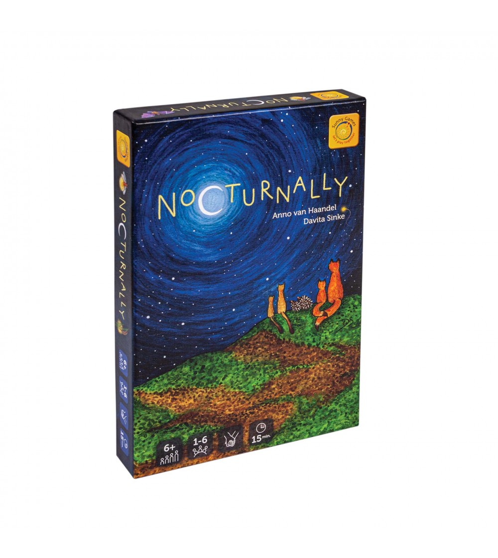 Joc cooperativ de memorie - Animale nocturne (Nocturnally) - Jocuri de memorie și asociere