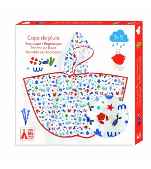 Pelerina de ploaie Ocean, Djeco - Umbrele copii Pelerina de ploaie Ocean, Djeco - Umbrele copii