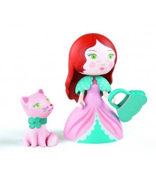 Printesa Rosa si pisicuta - Figurine