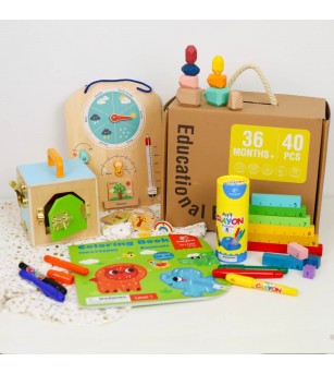Set jucarii educative Montessori + 36 luni - Jucării de lemn si Montessori