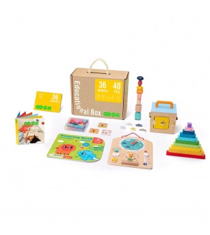 Set jucarii educative Montessori + 36 luni - Jucării de lemn si Montessori