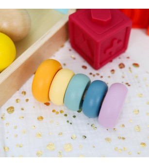 Set jucarii educative Montessori 7–12 luni - Jucării bebeluși