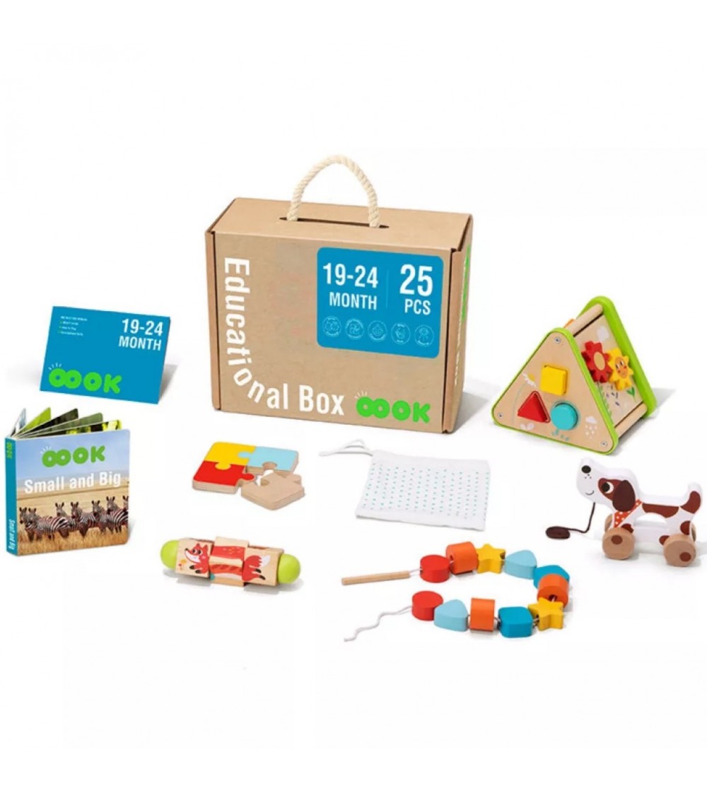 Set jucarii educative Montessori 19 - 24 luni - Jucării de lemn si Montessori