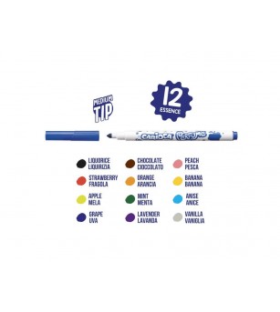 Set 12 carioci lavabile parfumate, Carioca - Carioci și creioane colorate