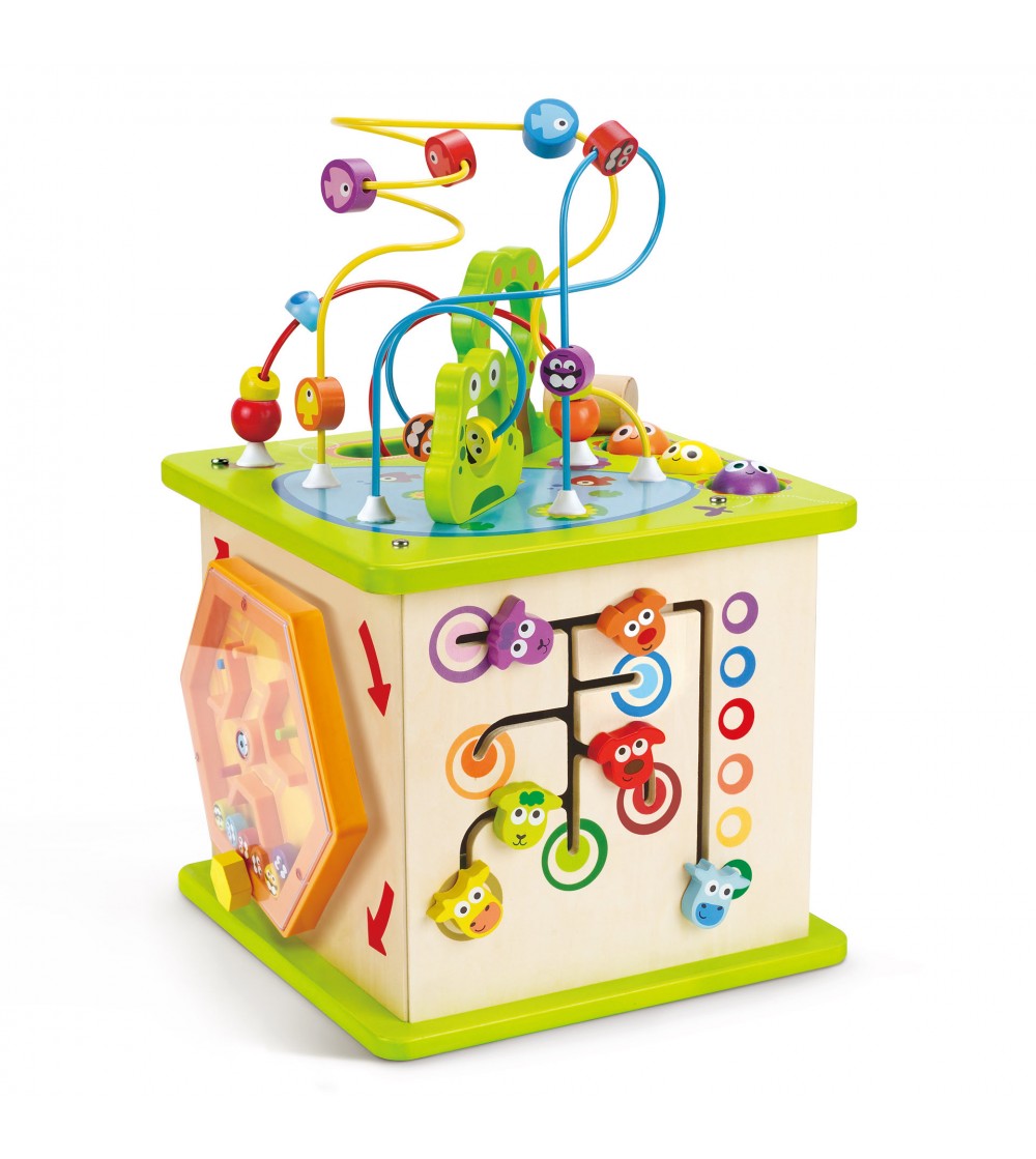 Jucarie din lemn - Centru de activitati cu elemente din natura - Jucării bebeluși