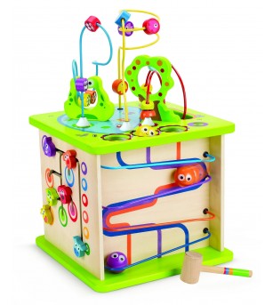 Jucarie din lemn - Centru de activitati cu elemente din natura - Jucării bebeluși