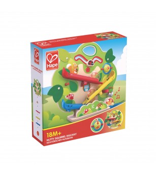 Jucarie din lemn - Cursa pentru veverite - Jucării de lemn si Montessori