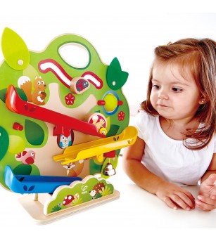 Jucarie din lemn - Cursa pentru veverite - Jucării de lemn si Montessori