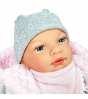 Papusa Nines D’Onil bebelus cu miros de vanilie si sunete - Snow - Papusi Papusa Nines D’Onil bebelus cu miros de vanilie si sunete - Snow - Papusi