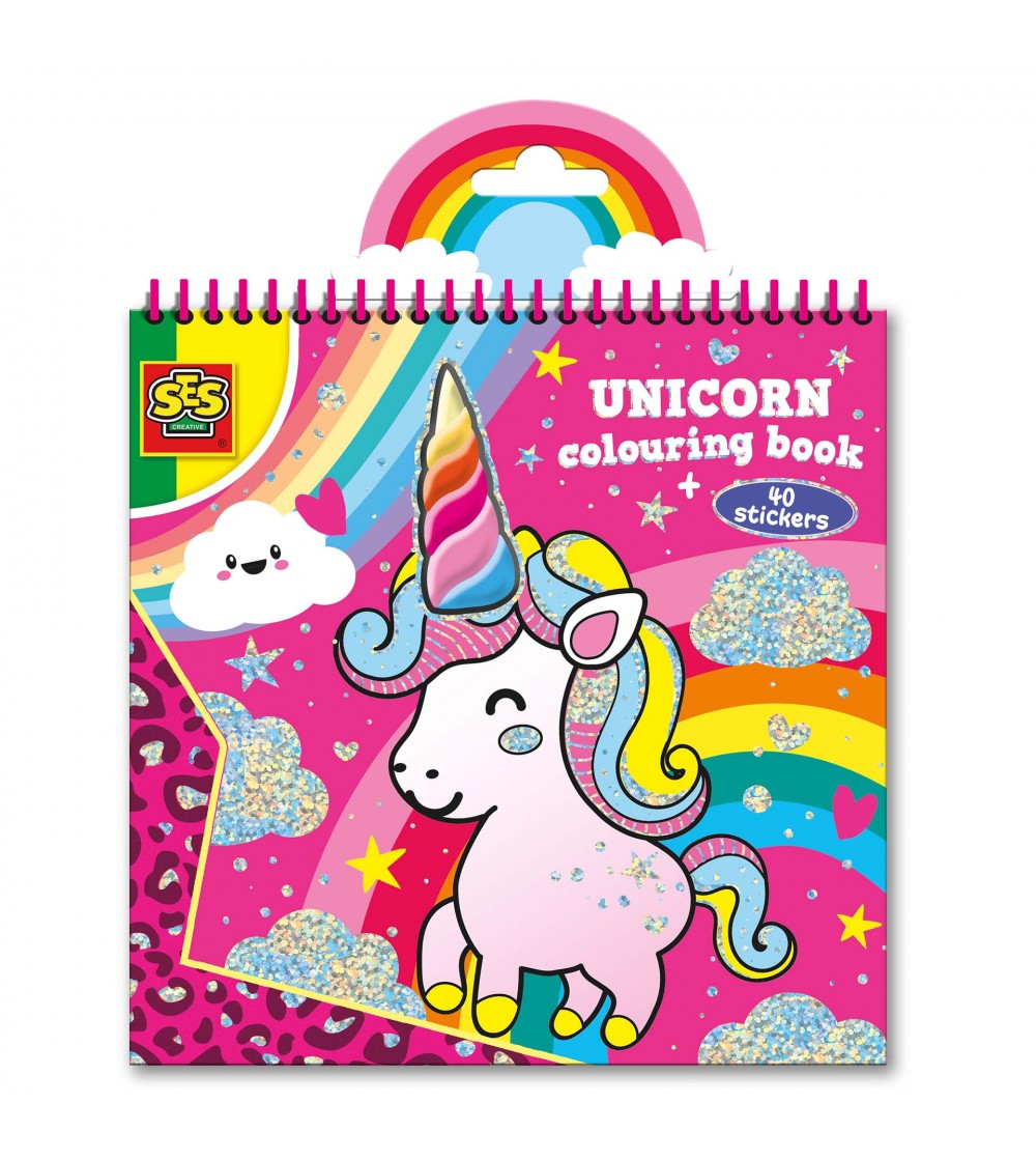 Carte de colorat Unicorn - Seturi de pictura și desenat