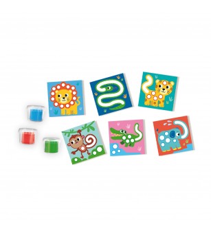 My first - Set creativ cu plastilina si cartonase cu animale - Seturi cu plastilină și modelare