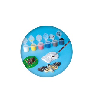 Set creativ mulaj si pictura - Animale infricosatoare - Figurine de pictat