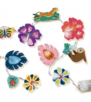 Set creativ - Ghirlanda luminoasa Jungla - Seturi creative DIY