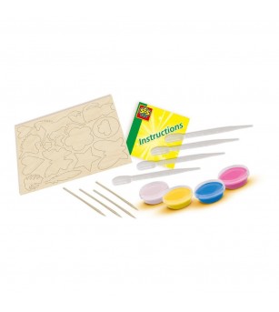 Set creativ - Decoratiuni cu efect de marmura - Figurine de pictat