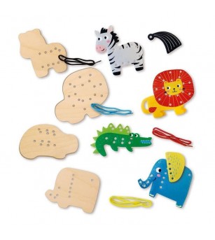 Set creativ - Invatam sa coasem animale - Seturi de cusut pentru copii