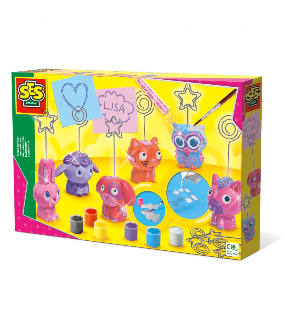 Set creativ mulaj si pictura - Suporturi pentru memorii - Figurine de pictat