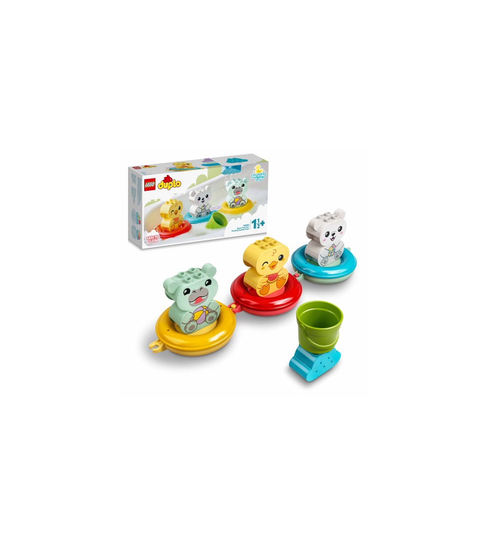 LEGO DUPLO: Tren cu Animale Plutitor 10965 - 14 piese, 1.5 + ani - LEGO DUPLO LEGO DUPLO: Tren cu Animale Plutitor 10965 - 14 piese, 1.5 + ani - LEGO DUPLO