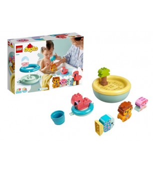 LEGO DUPLO: Insula Plutitoare cu Animale 10966 - 20 piese, 1.5 + ani - LEGO DUPLO