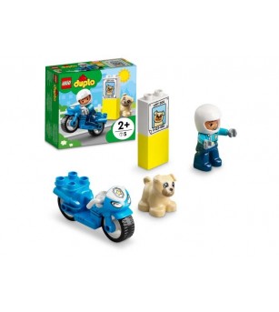 LEGO DUPLO: Motocicleta de politie 10967 - 5 piese, 2 + ani - LEGO DUPLO