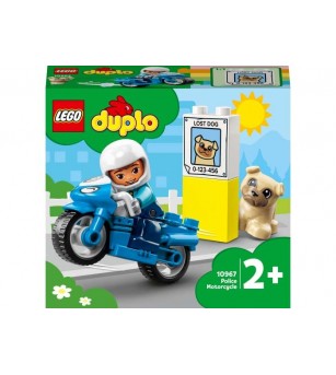 LEGO DUPLO: Motocicleta de politie 10967 - 5 piese, 2 + ani - LEGO DUPLO LEGO DUPLO: Motocicleta de politie 10967 - 5 piese, 2 + ani - LEGO DUPLO