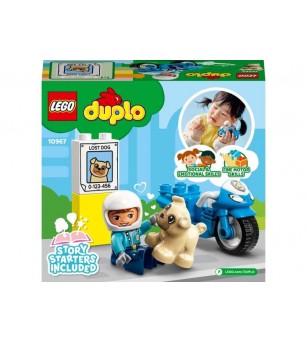 LEGO DUPLO: Motocicleta de politie 10967 - 5 piese, 2 + ani - LEGO DUPLO LEGO DUPLO: Motocicleta de politie 10967 - 5 piese, 2 + ani - LEGO DUPLO