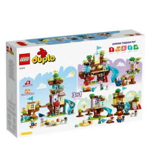 LEGO DUPLO: Casa din copac 3 in 1 10993 - 126 piese, 3 + ani - LEGO DUPLO LEGO DUPLO: Casa din copac 3 in 1 10993 - 126 piese, 3 + ani - LEGO DUPLO