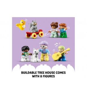 LEGO DUPLO: Casa din copac 3 in 1 10993 - 126 piese, 3 + ani - LEGO DUPLO LEGO DUPLO: Casa din copac 3 in 1 10993 - 126 piese, 3 + ani - LEGO DUPLO