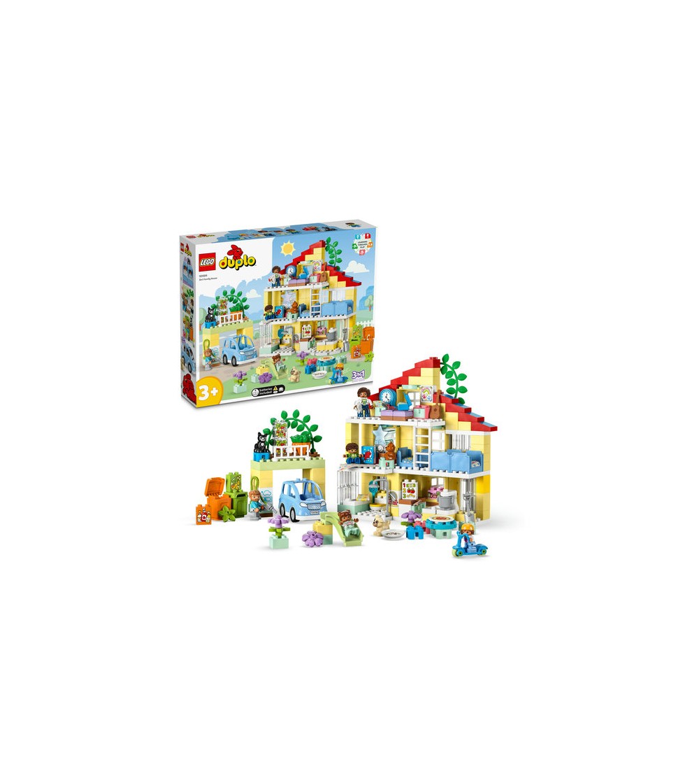 LEGO DUPLO: Casa familiei 3in1 10994 - 218 piese, 3 + ani - LEGO DUPLO LEGO DUPLO: Casa familiei 3in1 10994 - 218 piese, 3 + ani - LEGO DUPLO