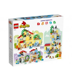 LEGO DUPLO: Casa familiei 3in1 10994 - 218 piese, 3 + ani - LEGO DUPLO LEGO DUPLO: Casa familiei 3in1 10994 - 218 piese, 3 + ani - LEGO DUPLO