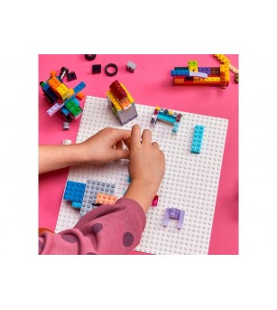 LEGO Classic: Placa de Baza Alba 11026 - 1 piese, 4 + ani - LEGO Classic