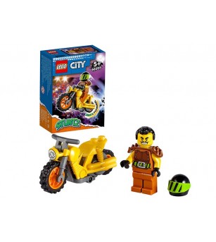 LEGO City: Motocicleta de cascadorii cu impact 60297 - 12 piese, 5 + ani - LEGO City