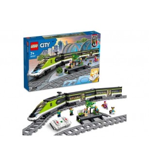 LEGO City: Tren expres 60337 - 764 piese, 7 + ani - LEGO City