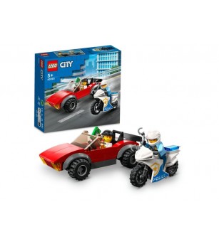 LEGO City: Urmarire pe motocicleta 60392 - 59 piese, 5 + ani - LEGO City