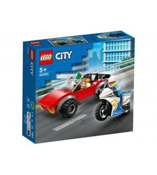 LEGO City: Urmarire pe motocicleta 60392 - 59 piese, 5 + ani - LEGO City