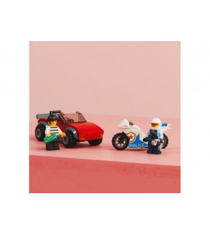 LEGO City: Urmarire pe motocicleta 60392 - 59 piese, 5 + ani - LEGO City