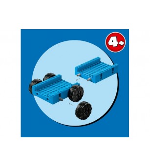 LEGO City: Camioane de constructie si macara cu bila pentru demolari 60391 - 235 piese, 4 + ani - LEGO City