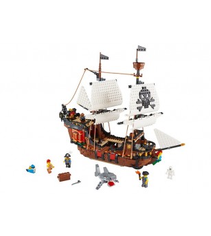 LEGO Creator: Corabie de pirati 31109 - 1264 piese, 9 + ani - LEGO Creator