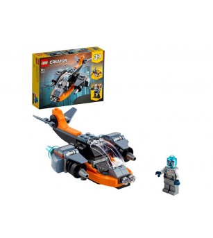 LEGO Creator: Drona cibernetica 31111 - 113 piese, 6 + ani - LEGO Creator