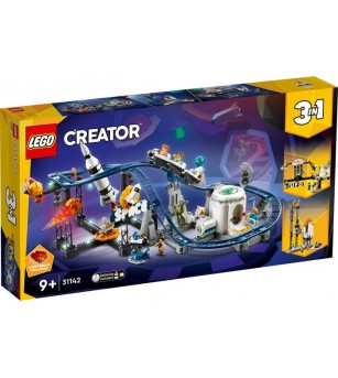 LEGO Creator: Roller-coaster spatial 31142 - 874 piese, 9 + ani - LEGO Creator